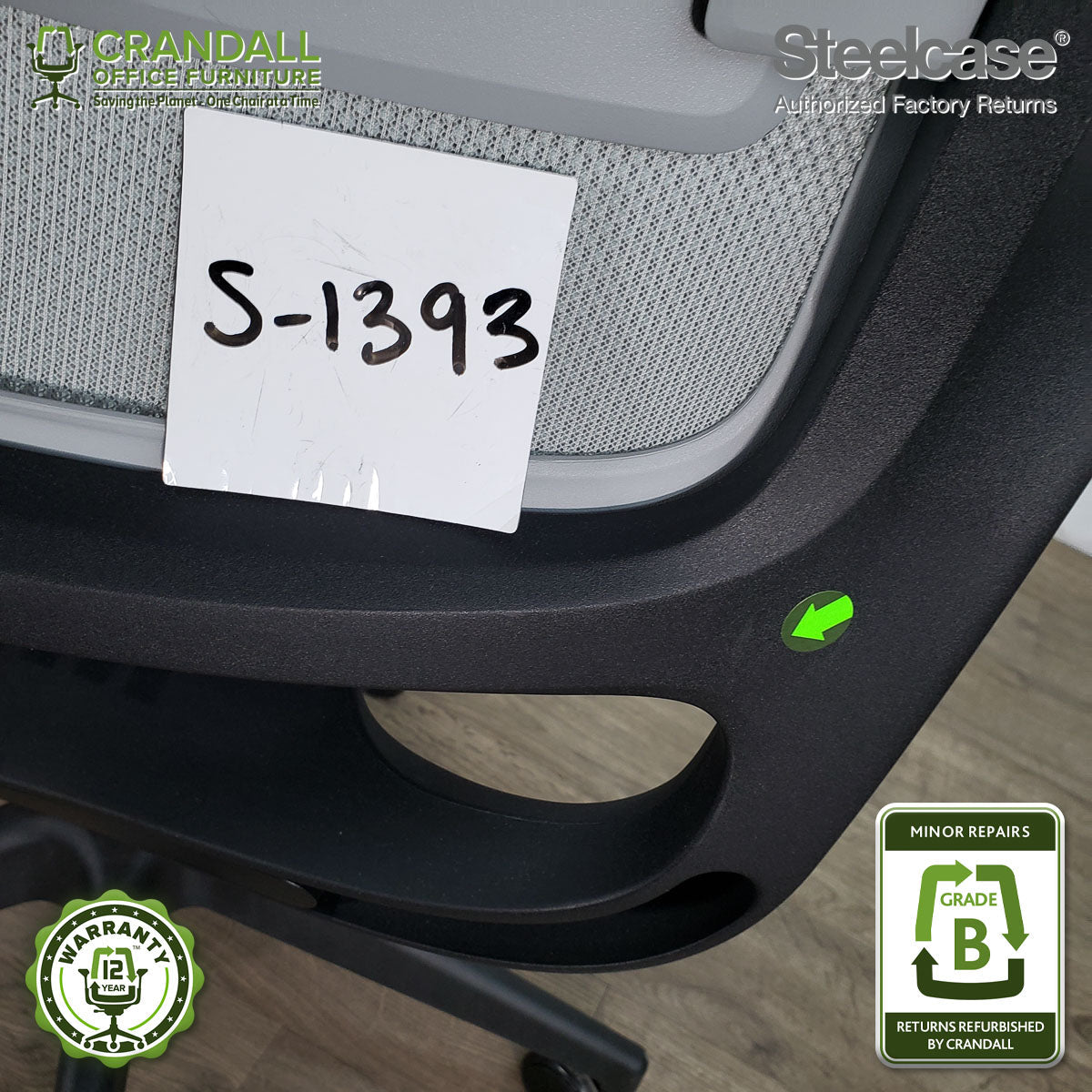S-1393 - Steelcase Series 1  - Grade B
