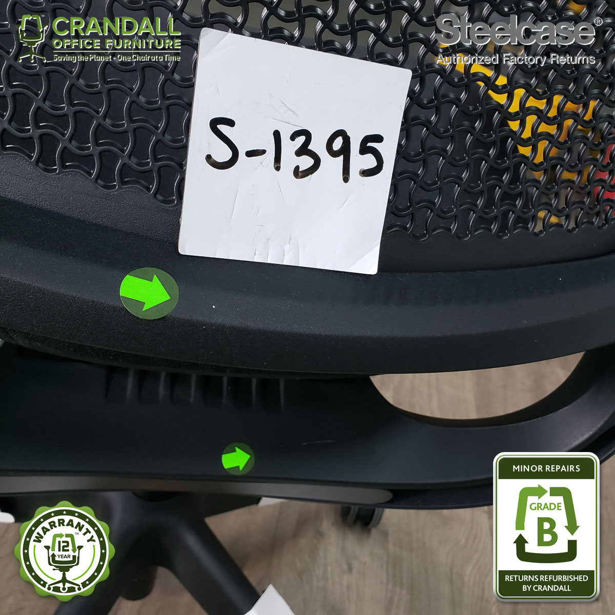 S-1395 - Steelcase Series 1  - Grade B
