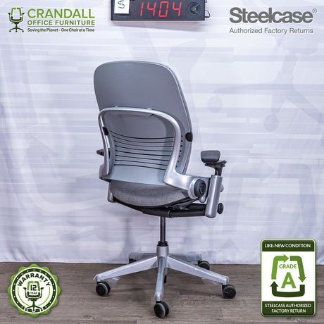 S-1404 - Steelcase V2 Leap  - Grade A