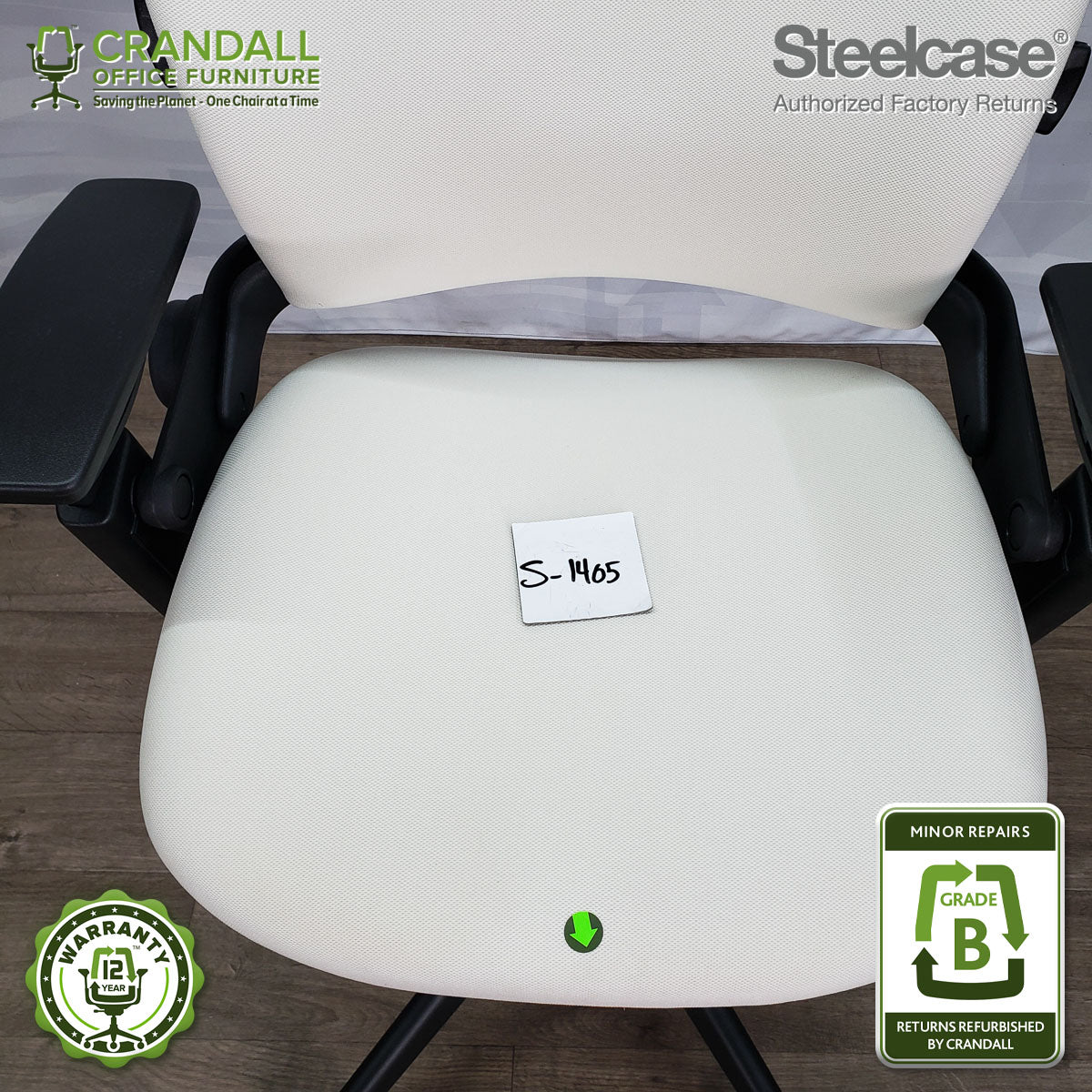 S-1405 - Steelcase V2 Leap  - Grade B