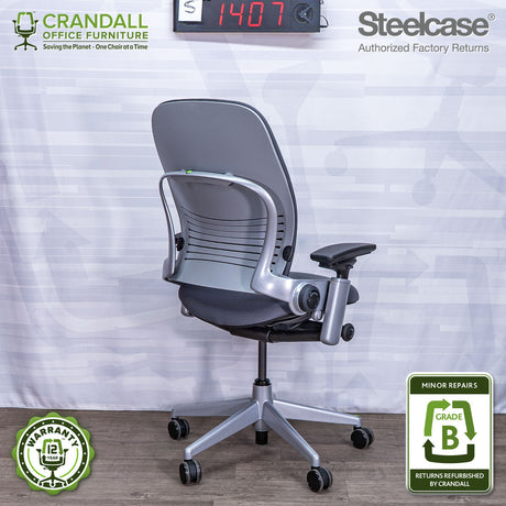 S-1407 - Steelcase V2 Leap  - Grade B
