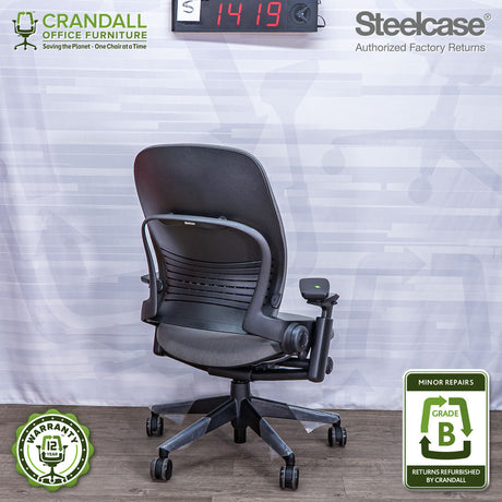 S-1419 - Steelcase V2 Leap  - Grade B