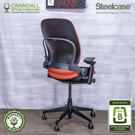 S-1420 - Steelcase V2 Leap  - Grade B