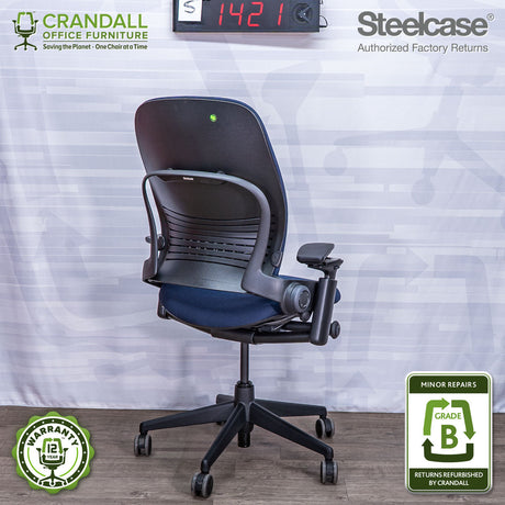 S-1421 - Steelcase V2 Leap  - Grade B
