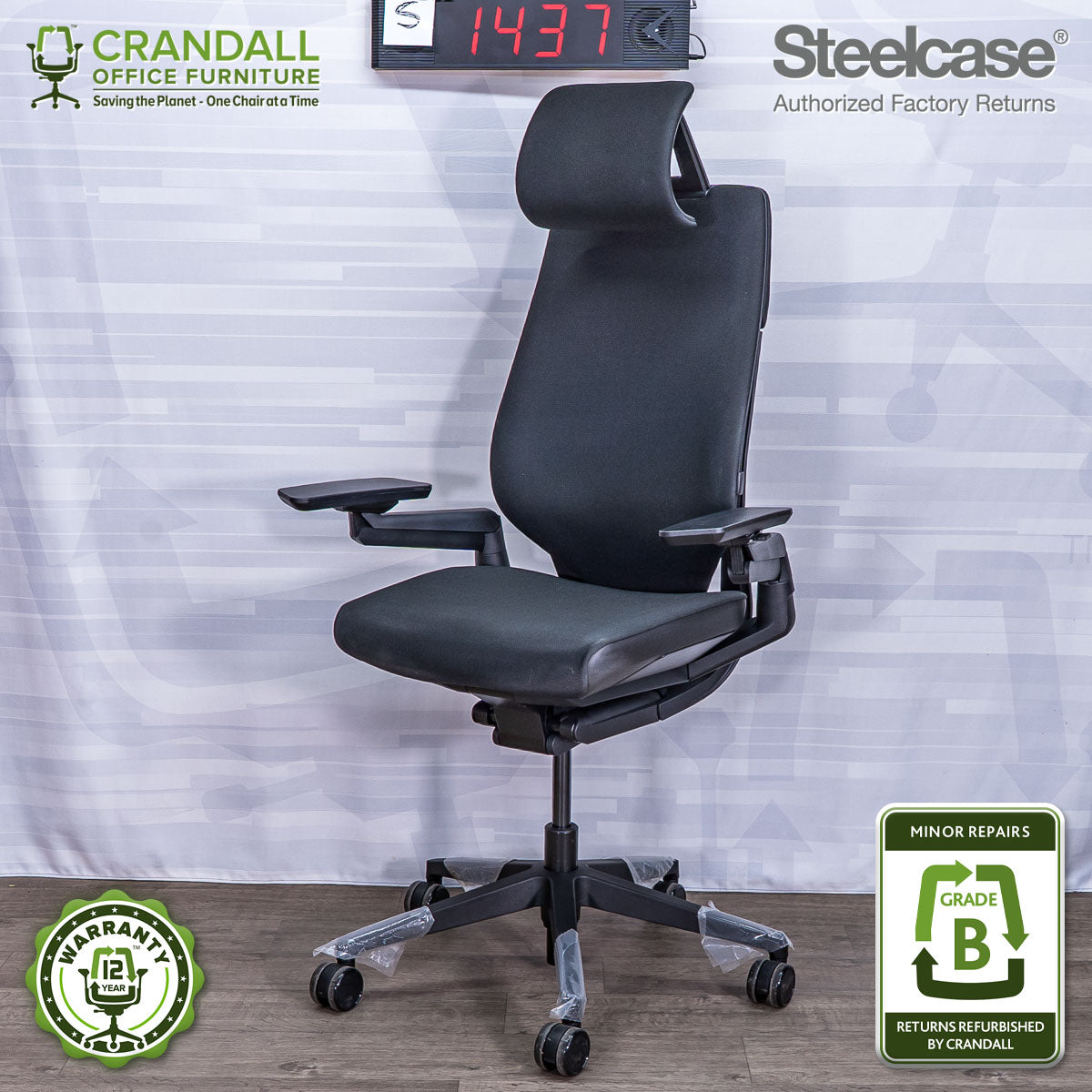 S-1437 - Steelcase Gesture  - Grade B
