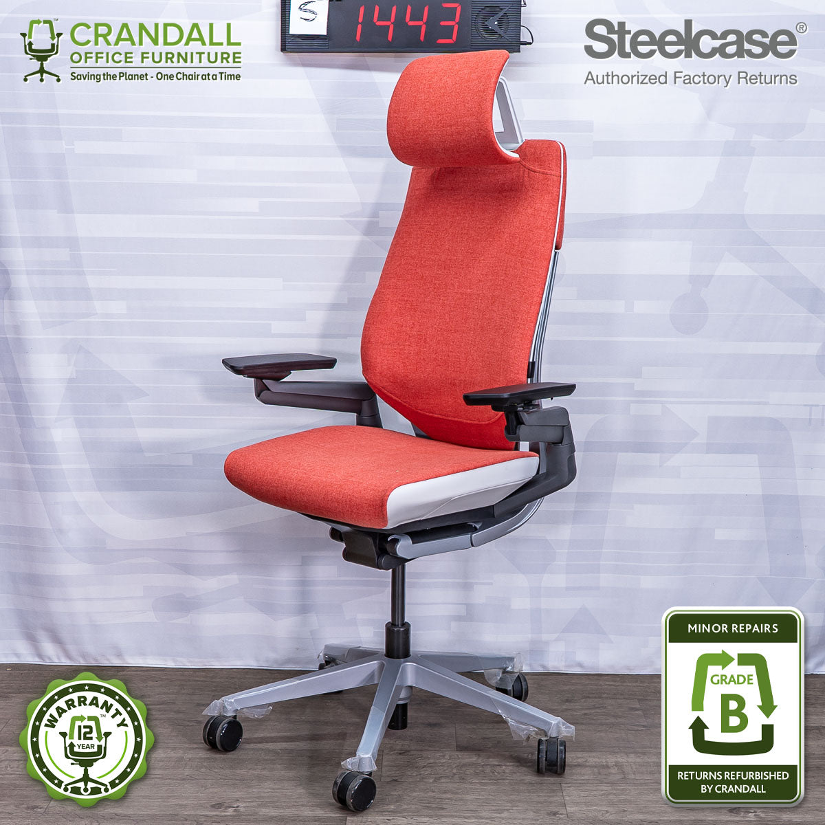 S-1443 - Steelcase Gesture  - Grade B