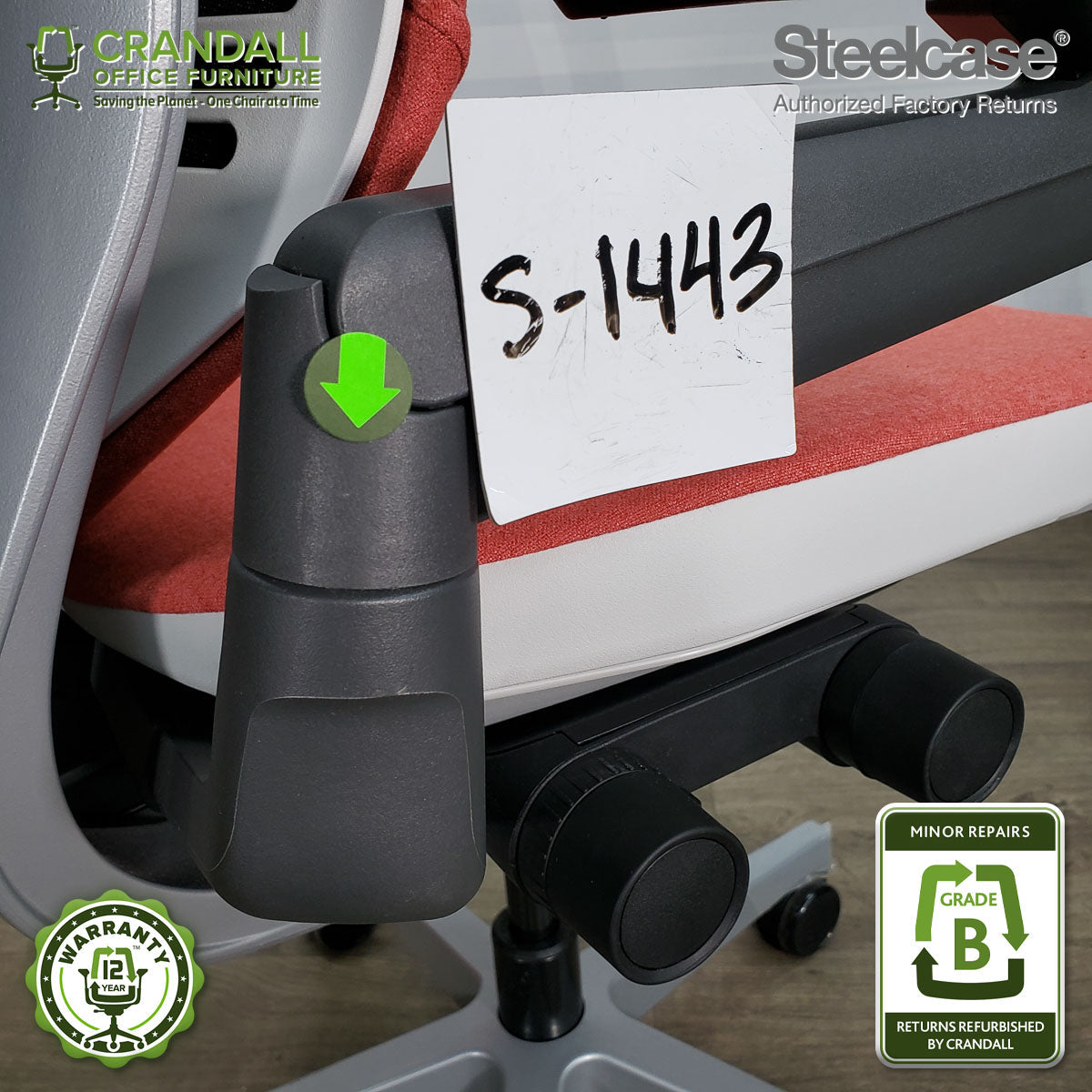 S-1443 - Steelcase Gesture  - Grade B