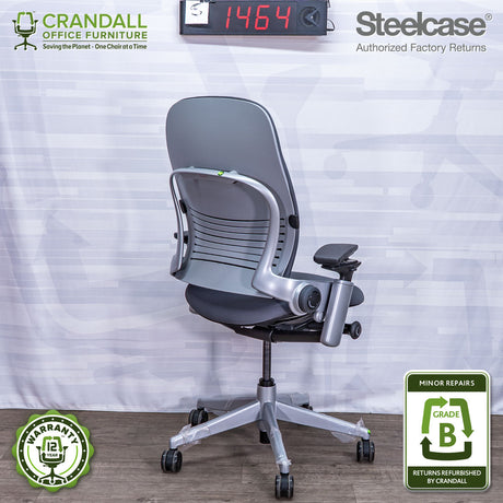 S-1464 - Steelcase V2 Leap  - Grade B