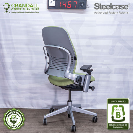 S-1467 - Steelcase V2 Leap  - Grade B