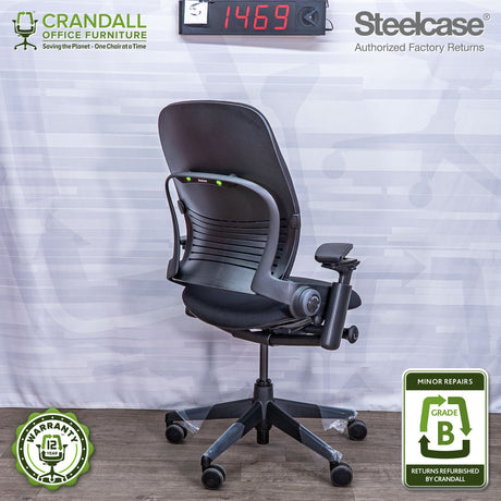 S-1469 - Steelcase V2 Leap  - Grade B