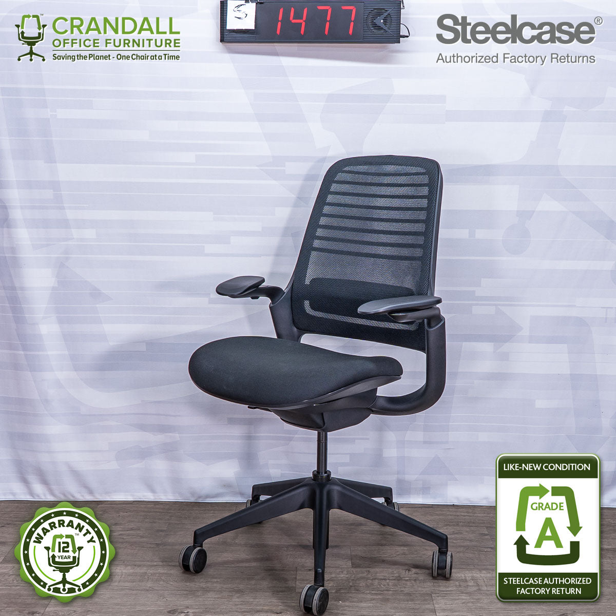 S-1477 - Steelcase Series 1  - Grade A