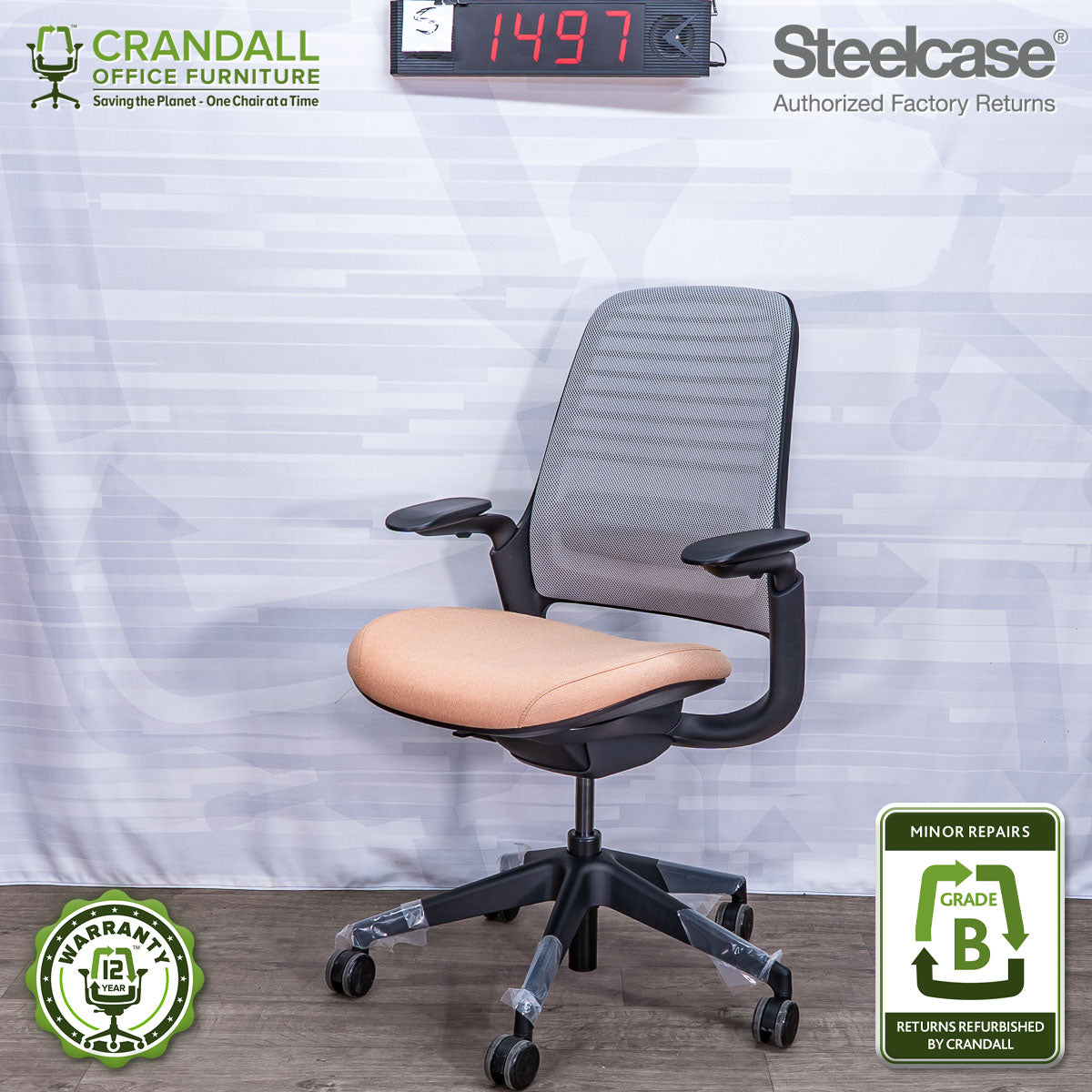 S-1497 - Steelcase Series 1  - Grade B