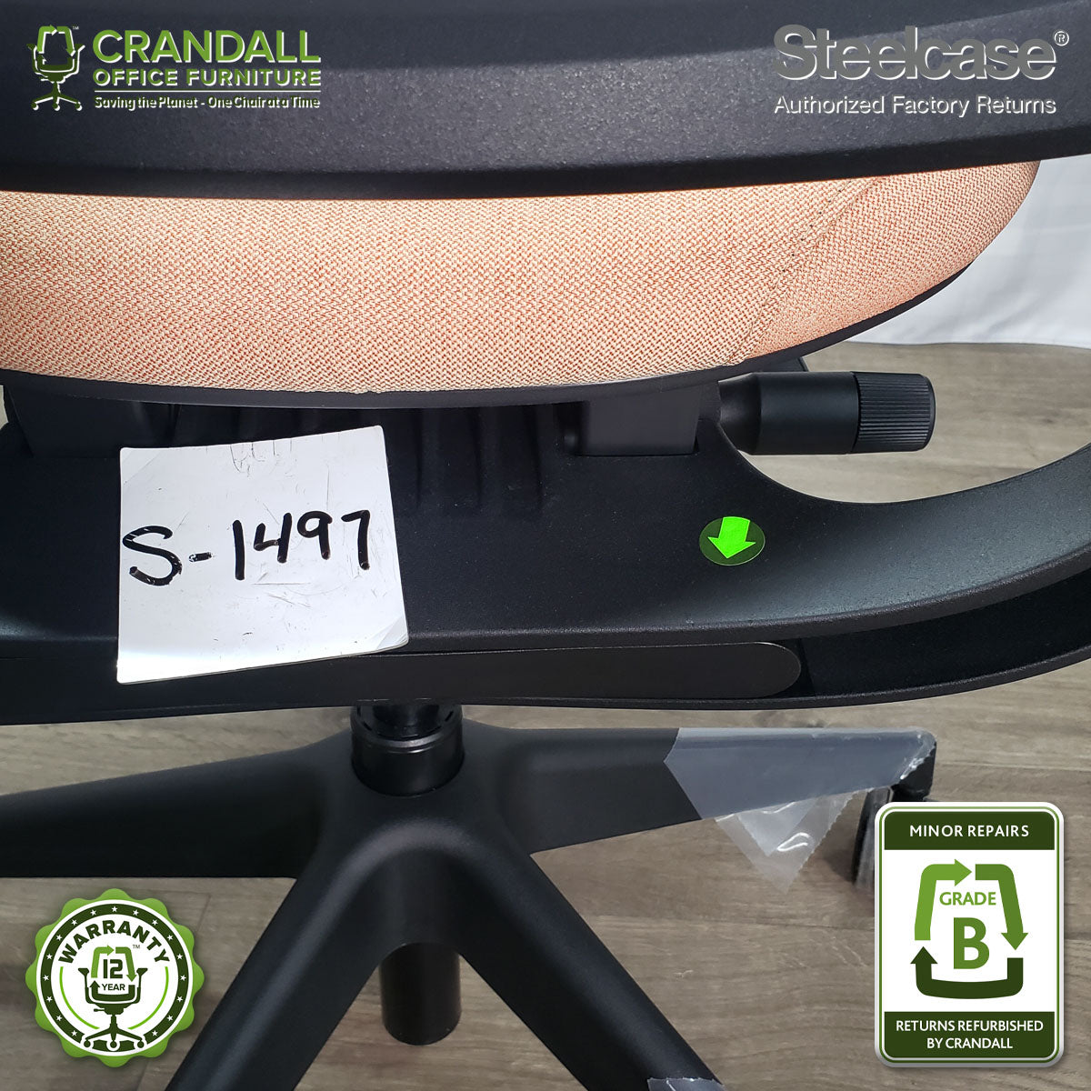 S-1497 - Steelcase Series 1  - Grade B