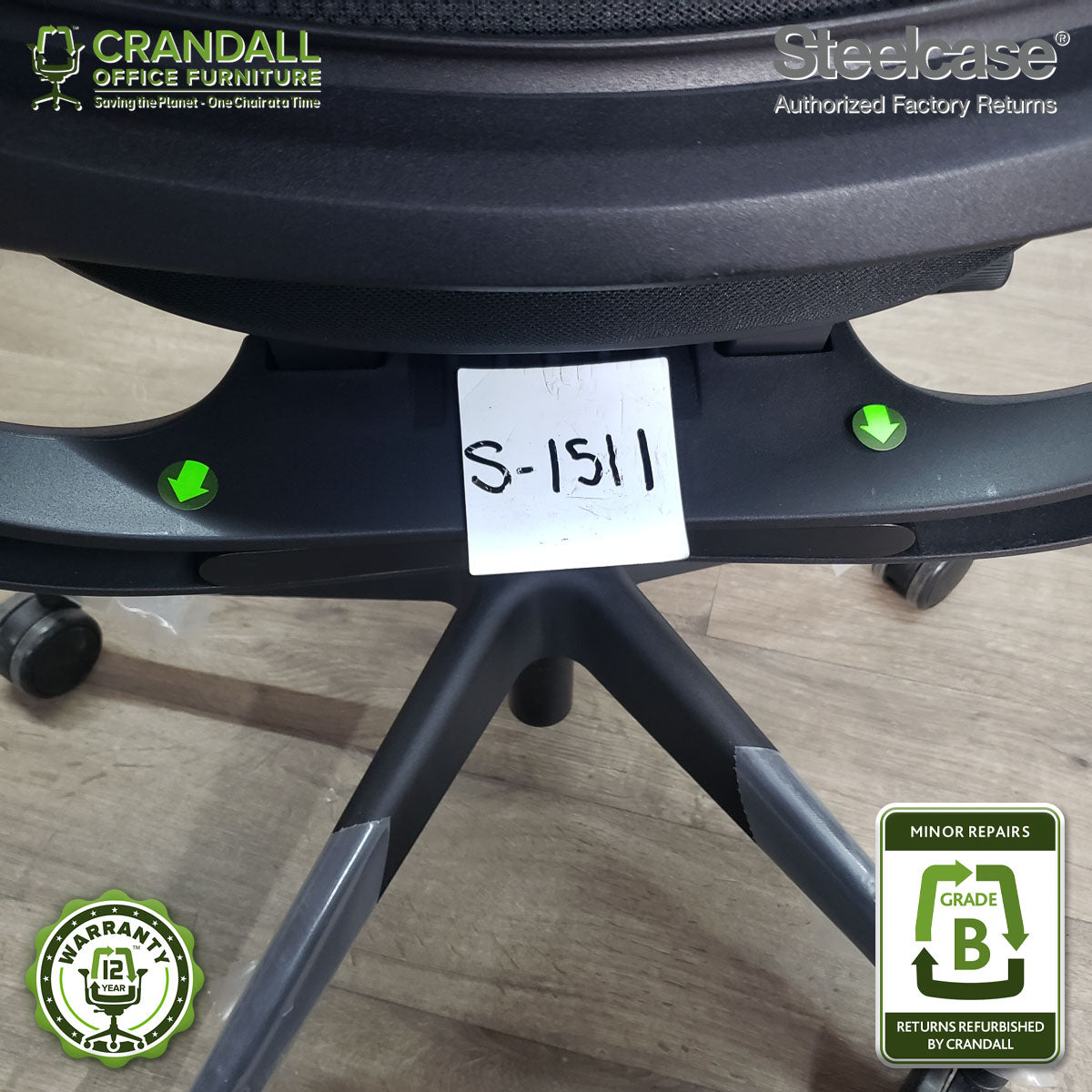 S-1511 - Steelcase Series 1  - Grade B