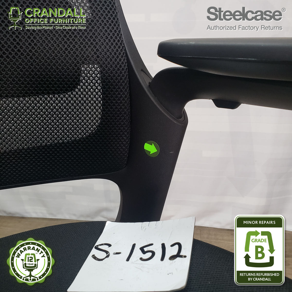 S-1512 - Steelcase Series 1  - Grade B