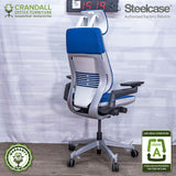 S-1519 - Steelcase Gesture with Headrest  - Grade A