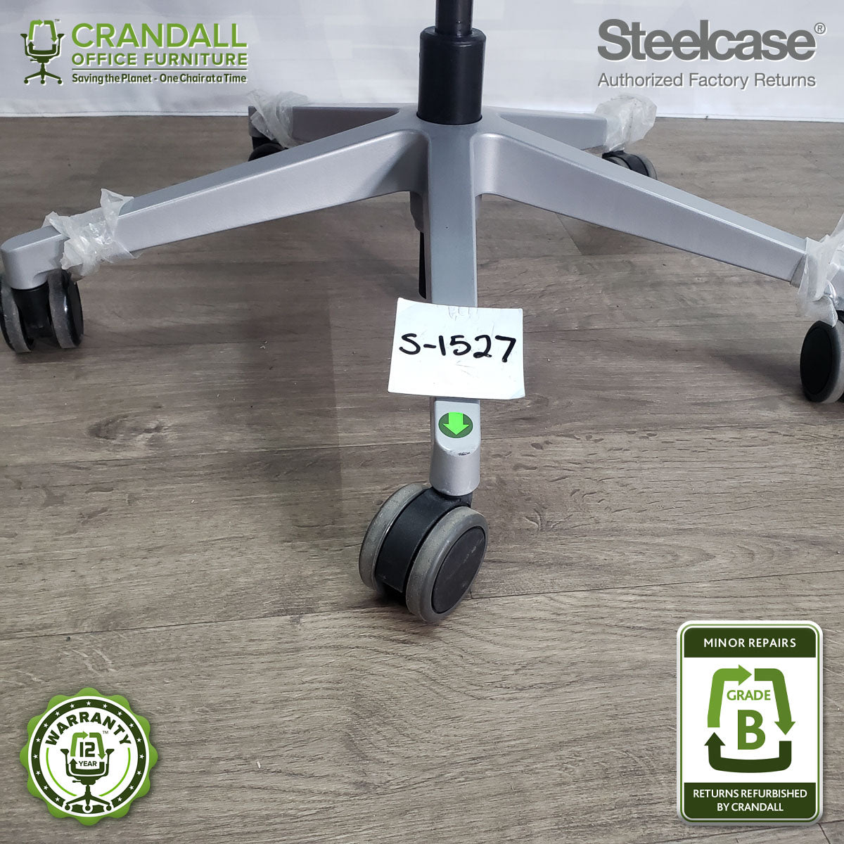 S-1527 - Steelcase Gesture with Headrest  - Grade B