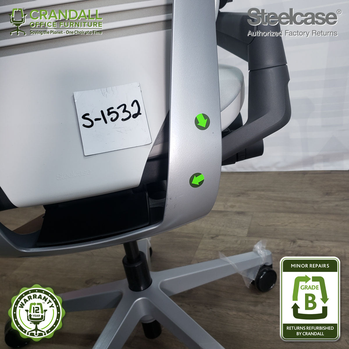S-1532 - Steelcase Gesture  - Grade B