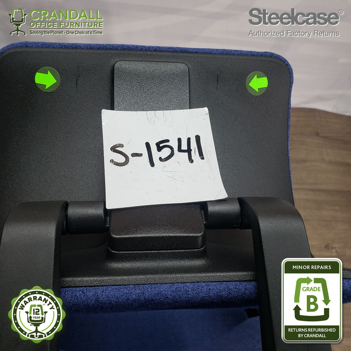 S-1541 - Steelcase Gesture with Headrest  - Grade B