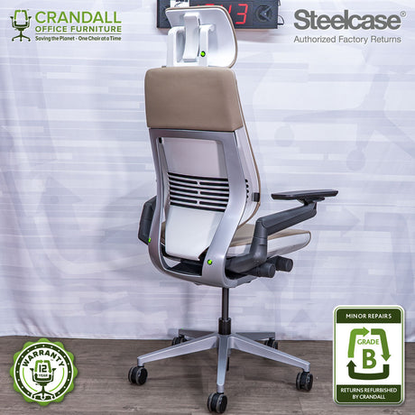 S-1543 - Steelcase Gesture with Headrest  - Grade B