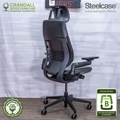 S-1545 - Steelcase Gesture with Headrest  - Grade B