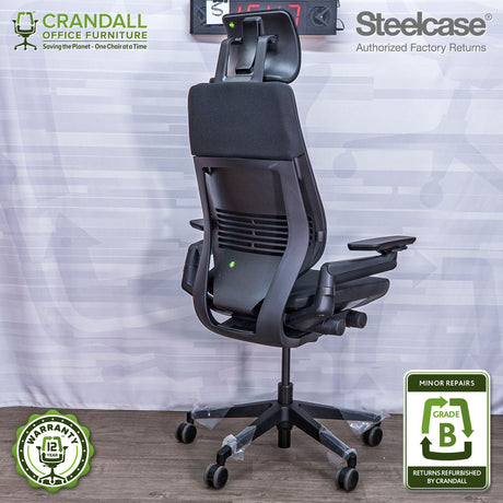 S-1547 - Steelcase Gesture with Headrest  - Grade B