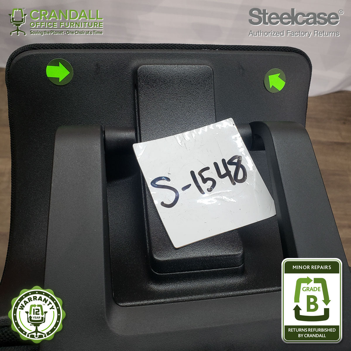 S-1548 - Steelcase Gesture with Headrest  - Grade B