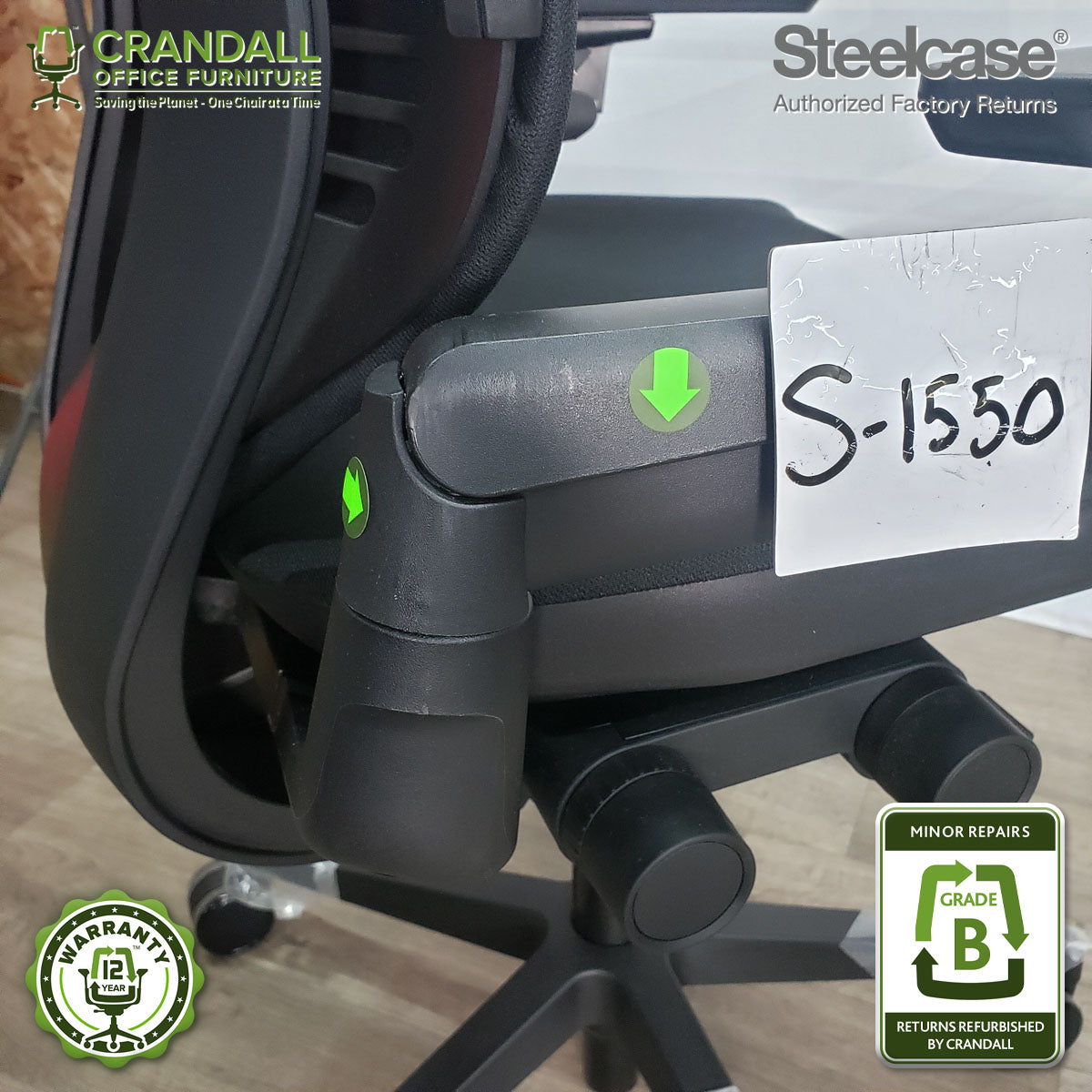 S-1550 - Steelcase Gesture  - Grade B