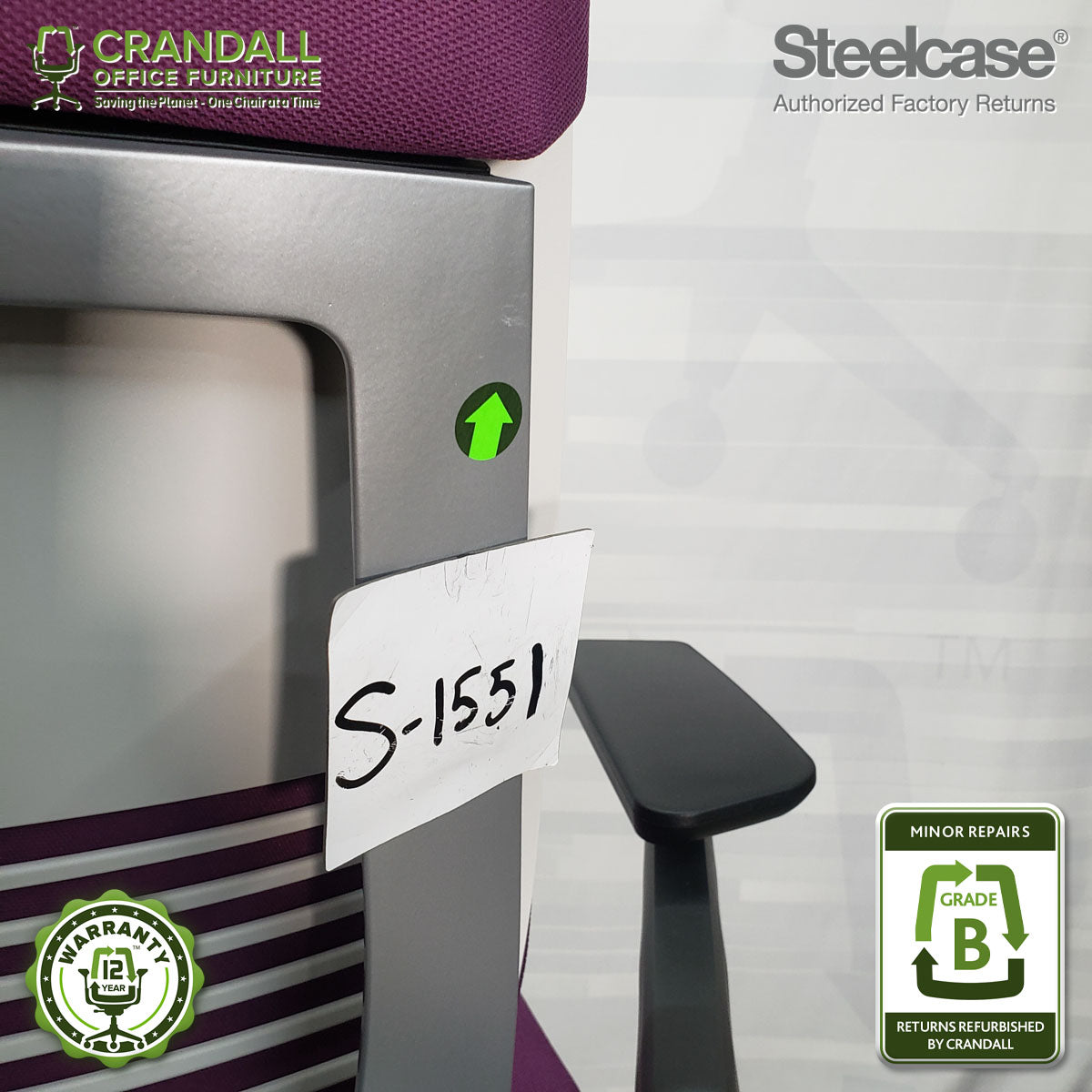 S-1551 - Steelcase Gesture  - Grade B