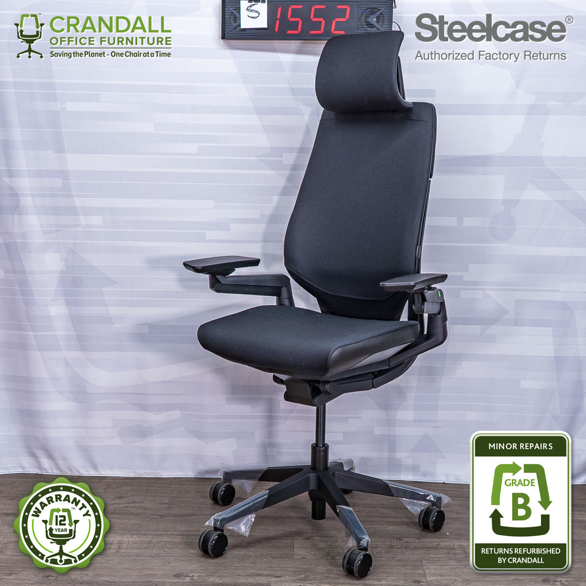 S-1552 - Steelcase Gesture - Grade B – Crandall Office Furniture