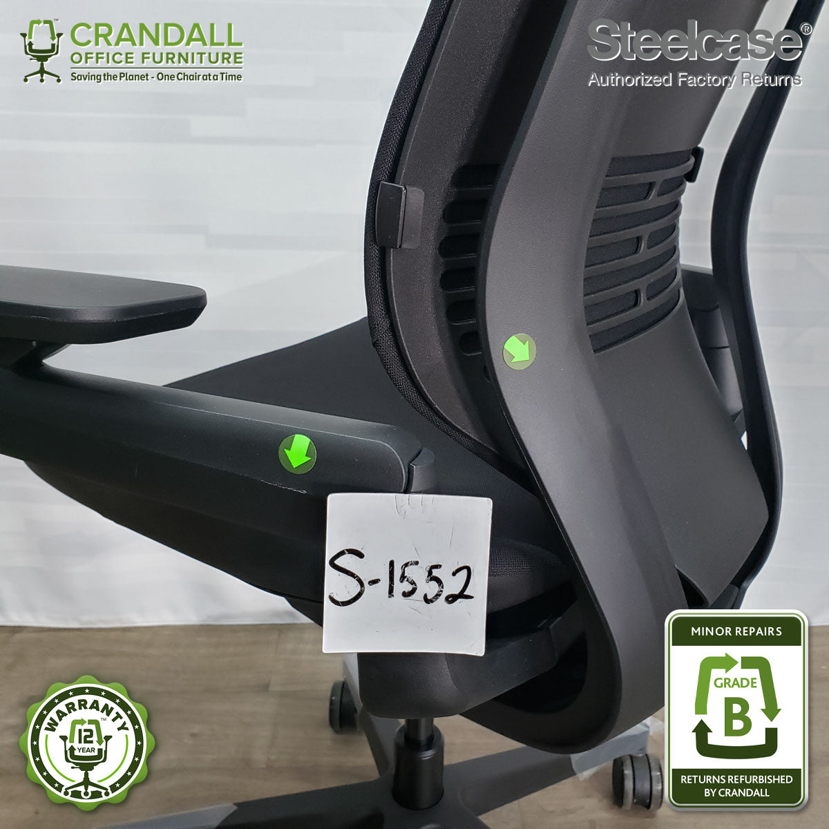 S-1552 - Steelcase Gesture  - Grade B