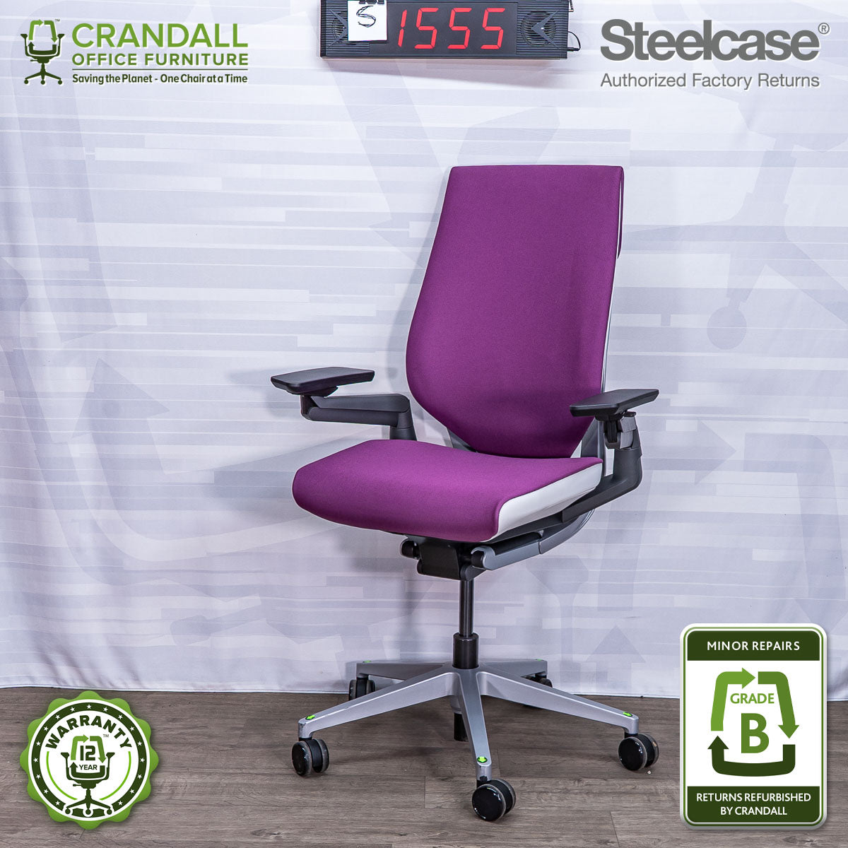 S-1555 - Steelcase Gesture  - Grade B