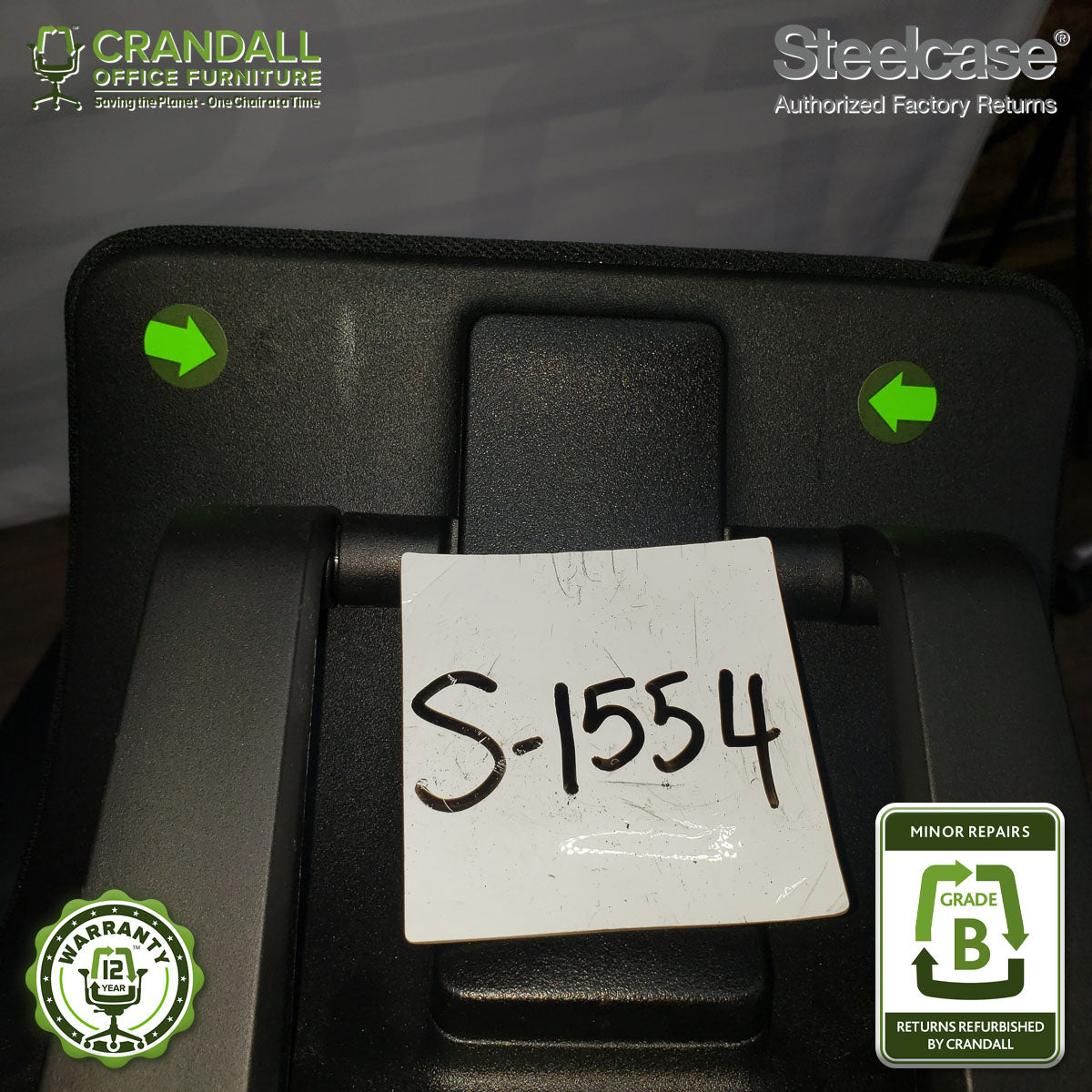 S-1554 - Steelcase Gesture with Headrest  - Grade B