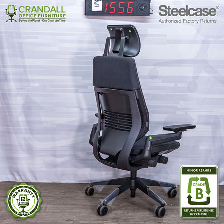 S-1556 - Steelcase Gesture with Headrest  - Grade B