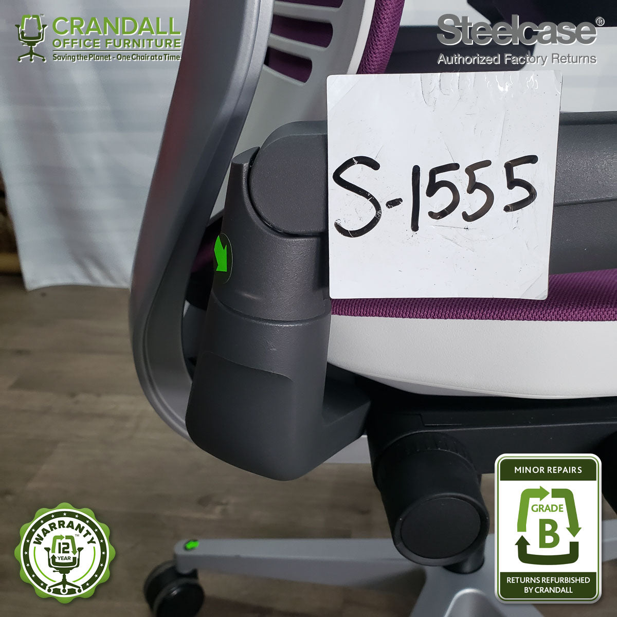 S-1555 - Steelcase Gesture  - Grade B