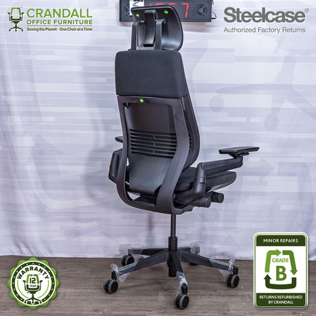 S-1557 - Steelcase Gesture with Headrest  - Grade B