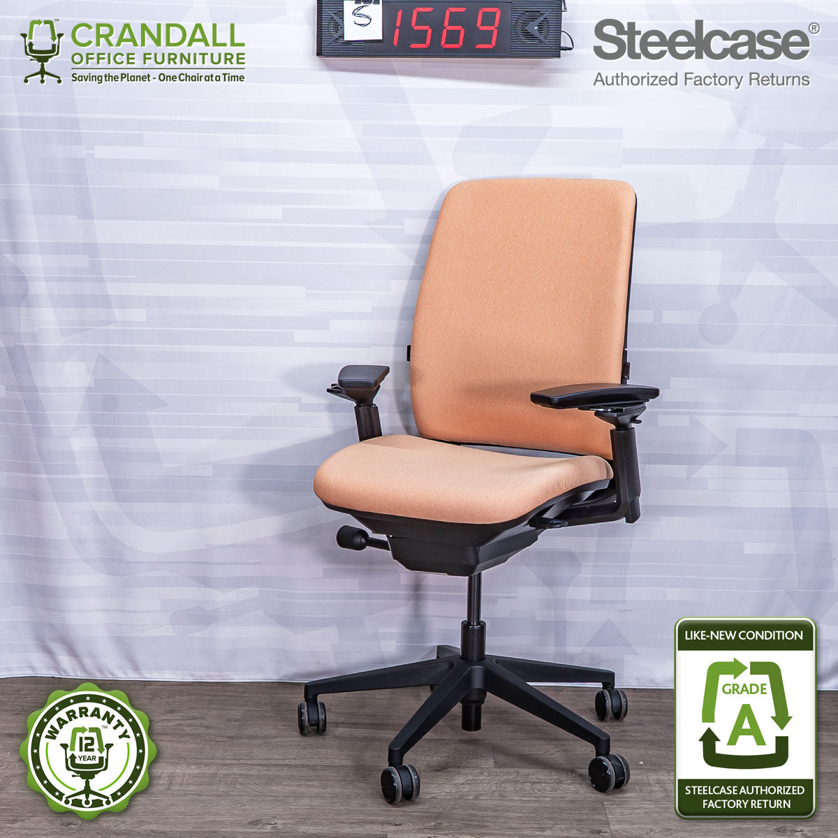 S-1569 - Steelcase Amia  - Grade A
