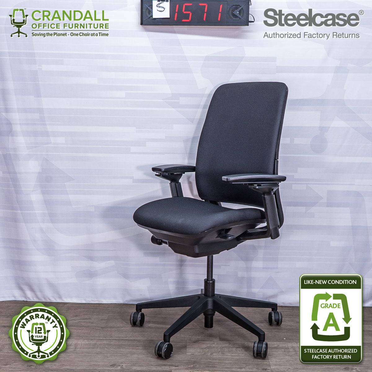 S-1571 - Steelcase Amia  - Grade A
