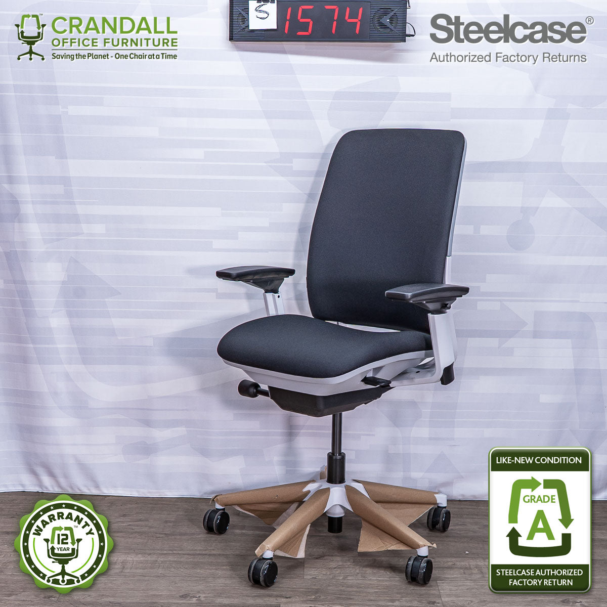 S-1574 - Steelcase Amia  - Grade A