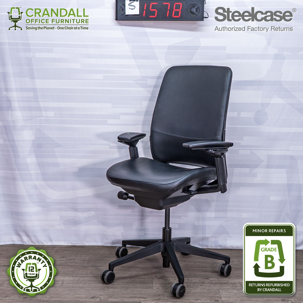 S-1578 - Steelcase Amia  - Grade B