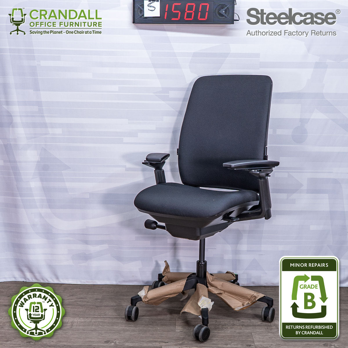 S-1580 - Steelcase Amia  - Grade B
