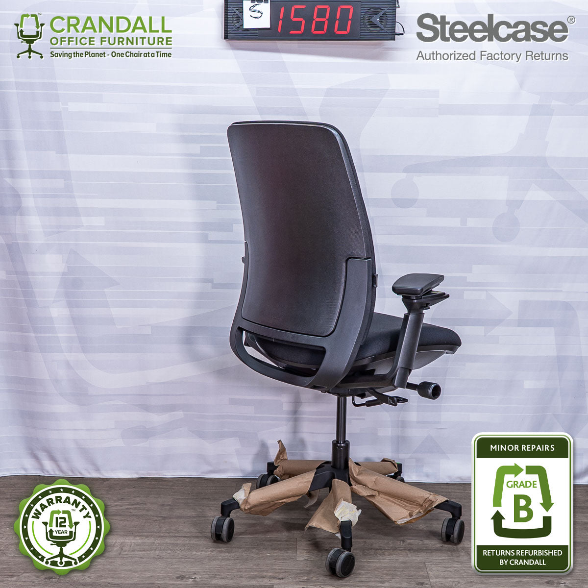 S-1580 - Steelcase Amia  - Grade B