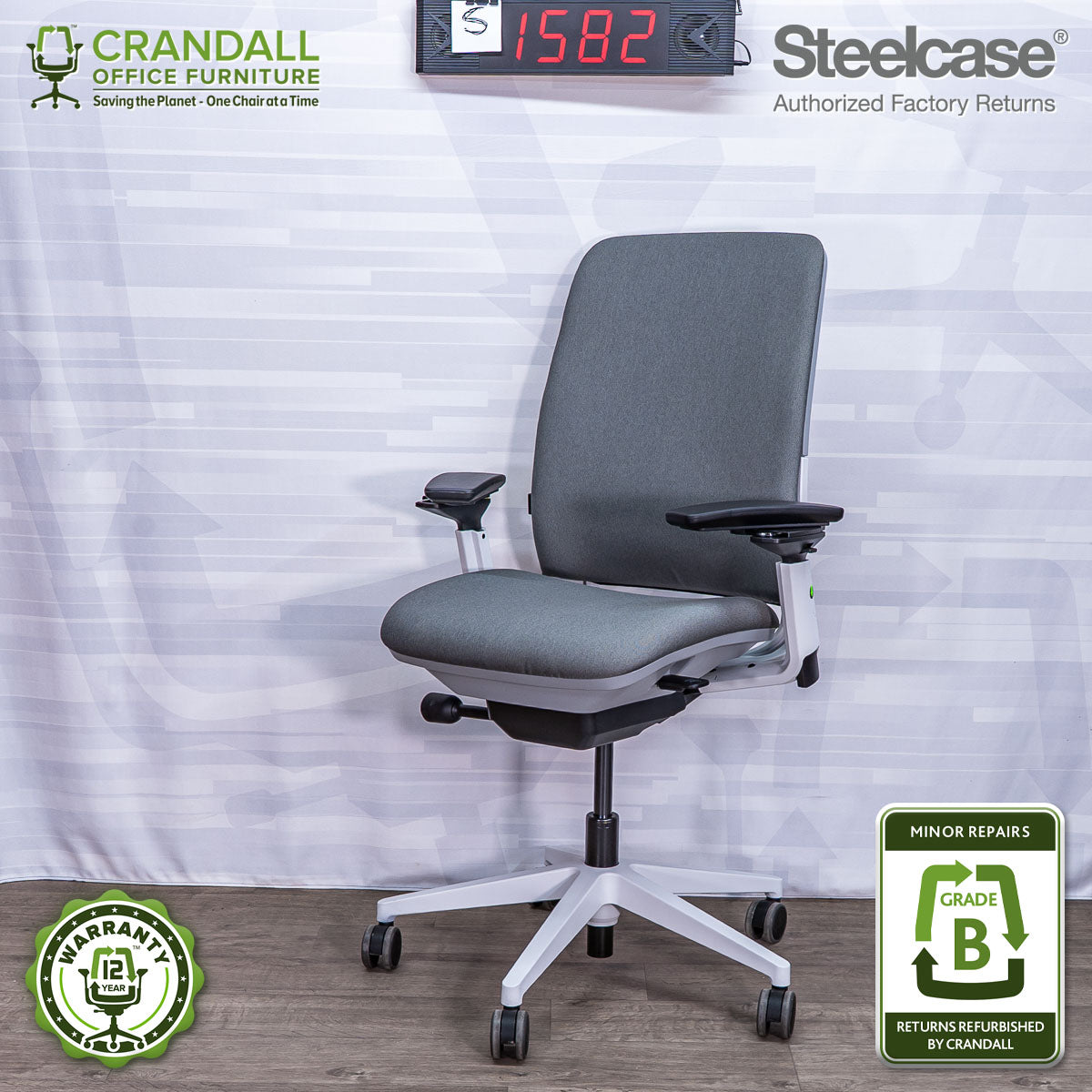 S-1582 - Steelcase Amia  - Grade B
