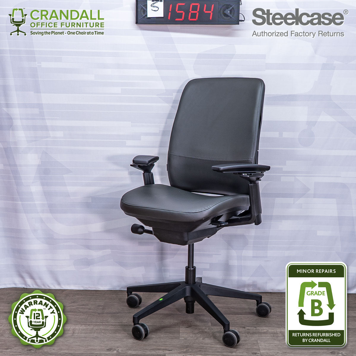 S-1584 - Steelcase Amia  - Grade B