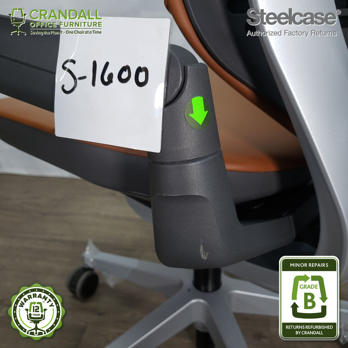 S-1600 - Steelcase Gesture  - Grade B