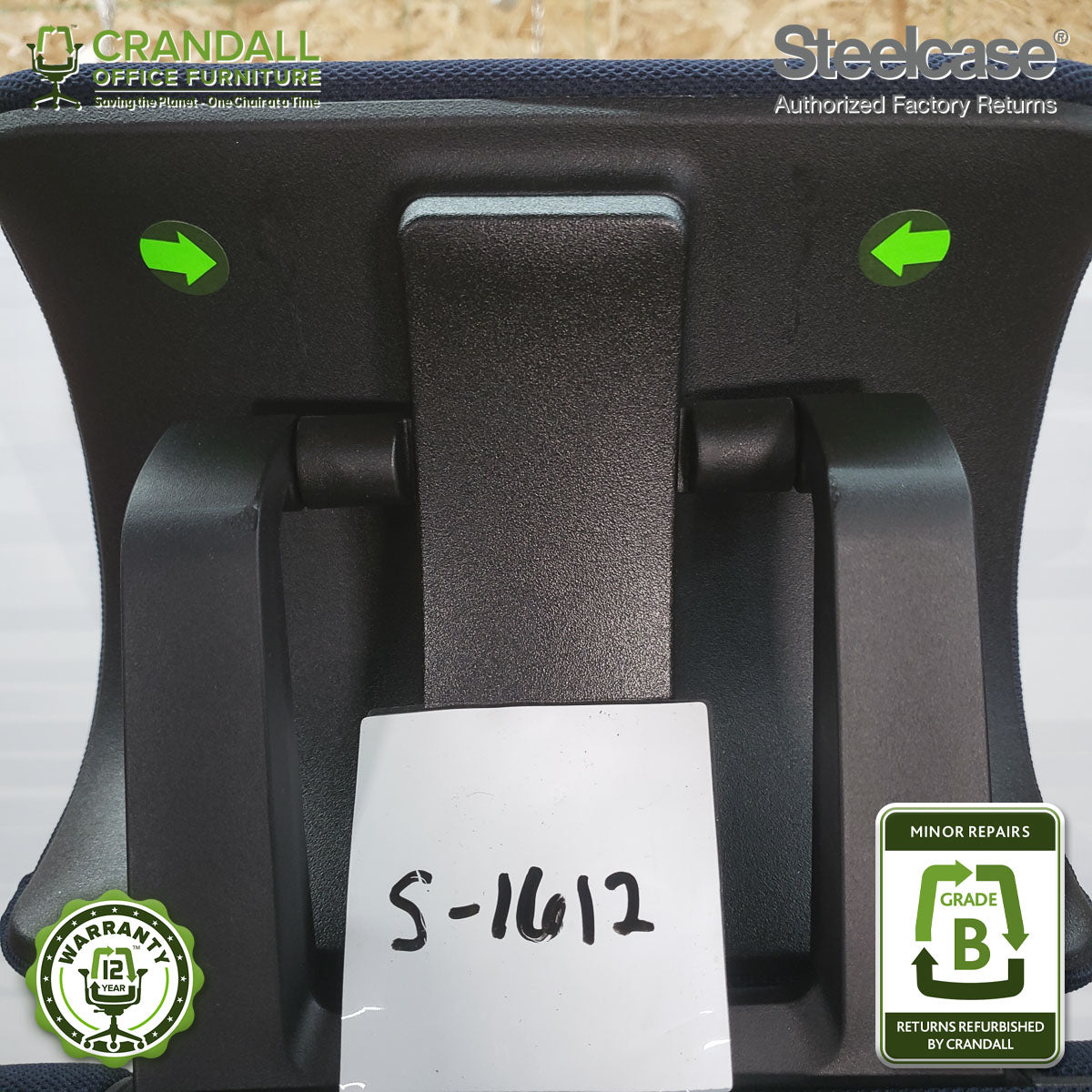 S-1612 - Steelcase Gesture with Headrest  - Grade B