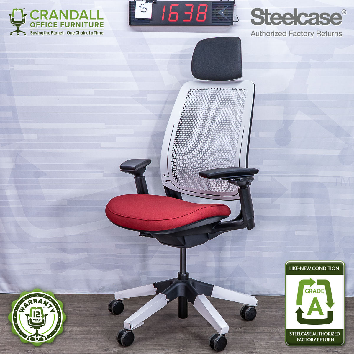 S-1638 - Steelcase Series 2 - Grade A – Crandall Office Furniture