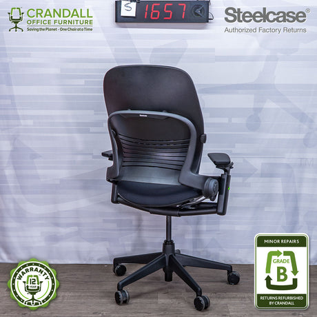 S-1657 - Steelcase V2 Leap  - Grade B