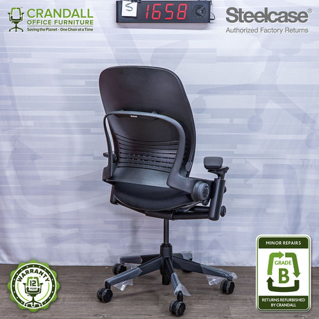 S-1658 - Steelcase V2 Leap  - Grade B