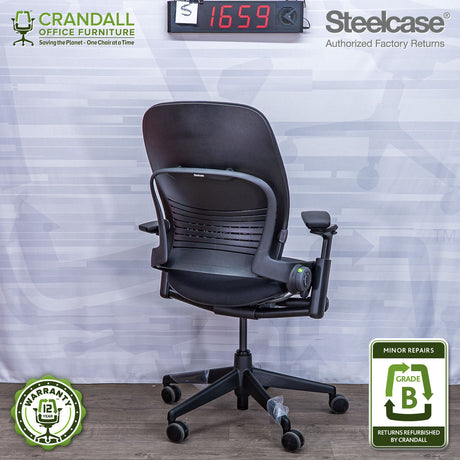 S-1659 - Steelcase V2 Leap  - Grade B